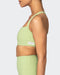 musclenation Sports Bras Twist Rib Bra - Matcha Everyday Support