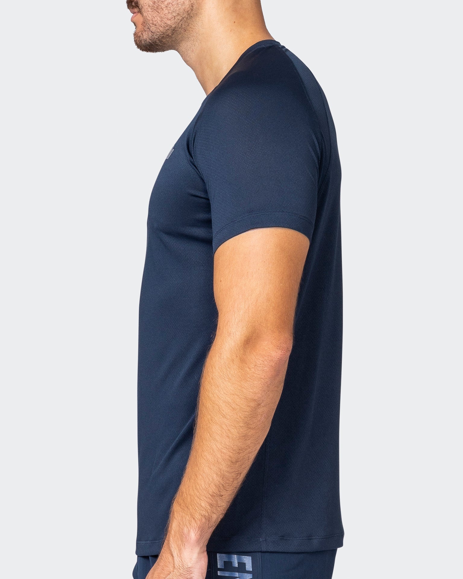 musclenation T-Shirts New Heights Running Tee - Navy