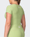 musclenation T-Shirts Rival Cropped Rib Top - Matcha