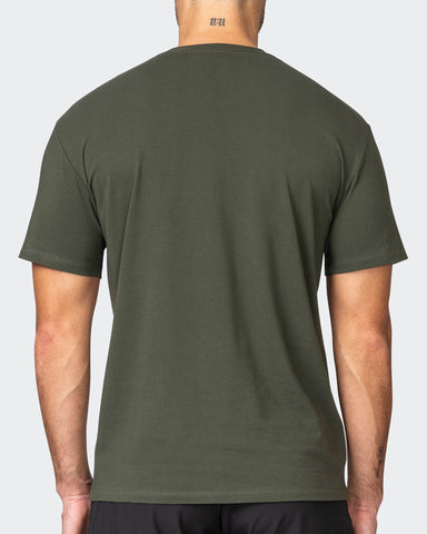 musclenation T-Shirts Strike Tee - Dark Khaki