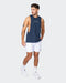 musclenation Tank Tops Ultra Drop Arm Tank - Dark Navy