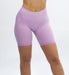 Neo Noir Activewear Shorts Seamless Ribbed Short Purple