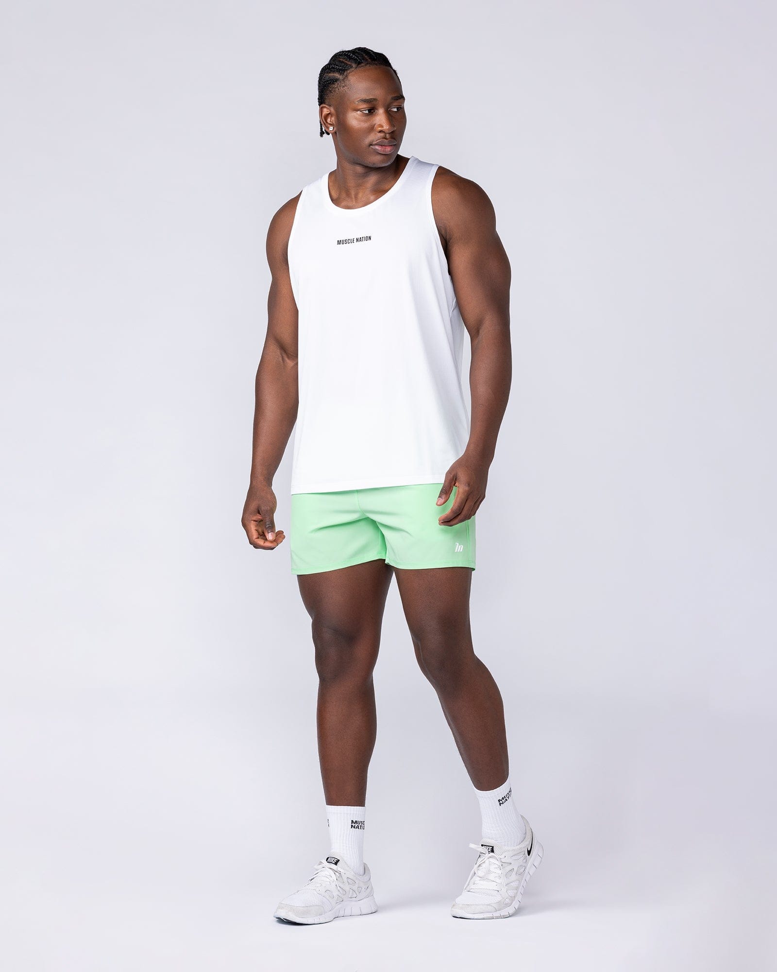 New Heights 4" Shorts - Lime Splice