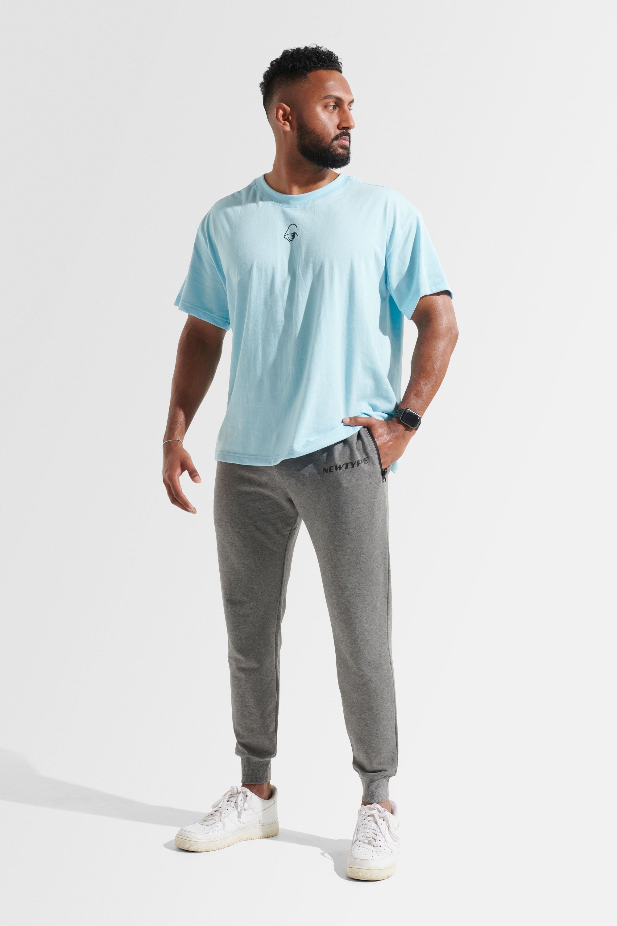 NEWTYPE Adapt Oversized Tee - Light Blue