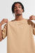 NEWTYPE Statement Oversized Tee - Beige