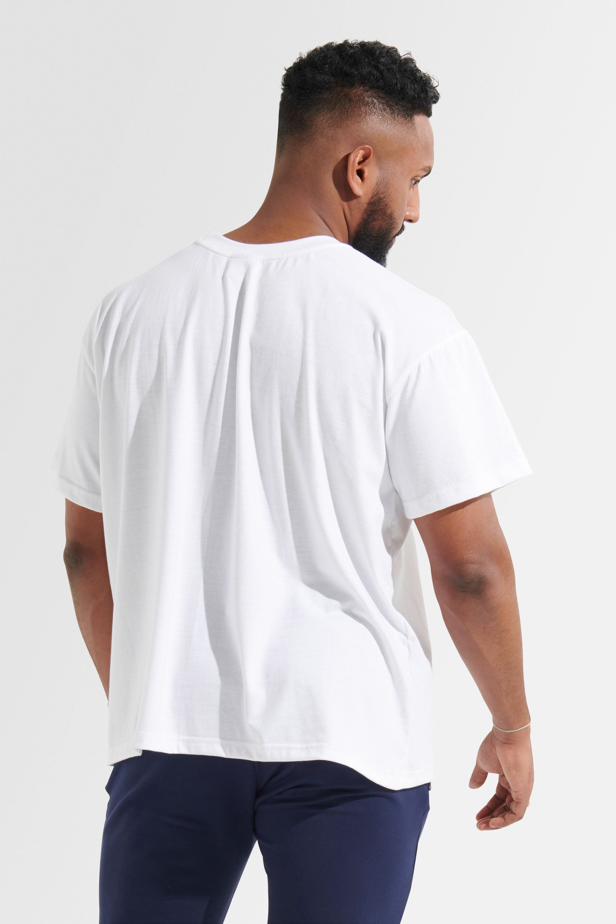 NEWTYPE Statement Oversized Tee - White