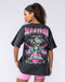On Tour Oversized Tee - Washed Black