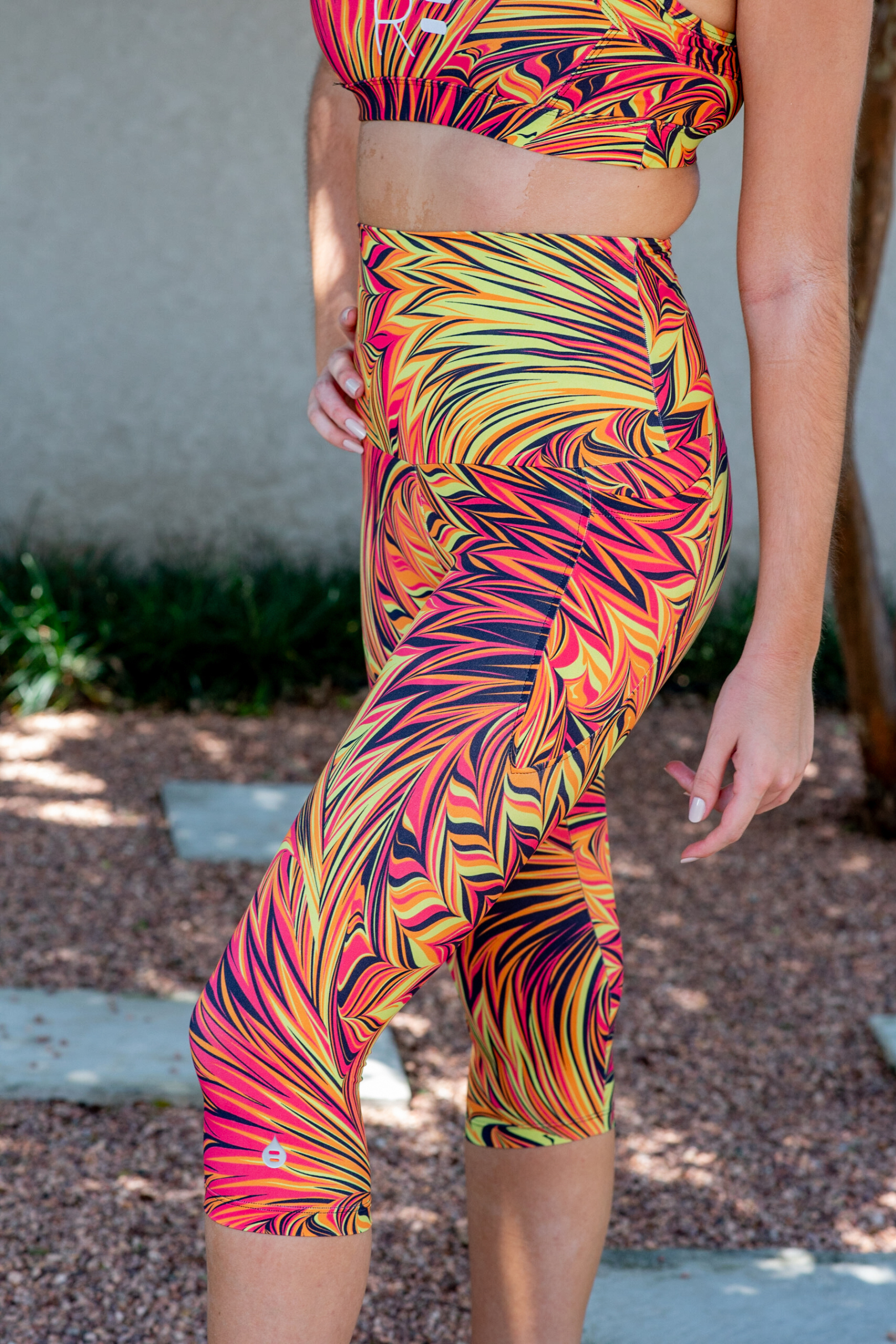 RF AQUAFIT Activewear High Waist 5/8 - Fireworks