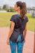 RF AQUAFIT Activewear Preorder - High Waist Short Shorts - Paisley