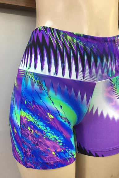 RF AQUAFIT Activewear Preorder - Mid Waist Short Shorts - Maritime