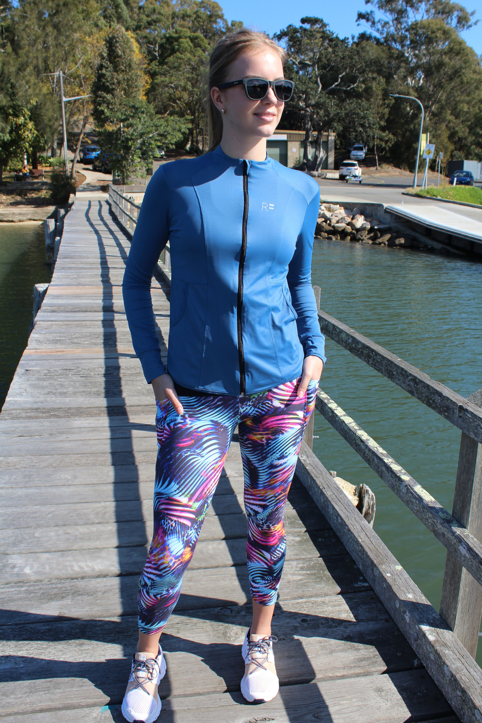 RF MESH Clothing Equal Zip Jacket - Deep Teal