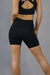 RF PERFORM Clothing Preorder - High Waist Mid Shorts - Black