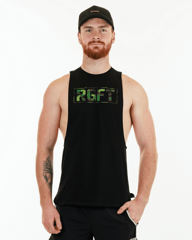 Rig Fit Clothing Tank S / Black Green Camo S'22 Boxed Tank