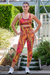 RunFaster Activewear High Waist 3/4 - Fireworks