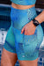 RunFaster Activewear High Waist Mid Shorts - Hypnotize