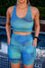 RunFaster Activewear High Waist Mid Shorts - Hypnotize