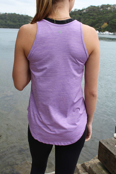RUNFASTER Clothing Fortune Wide Back Singlet - Lilac