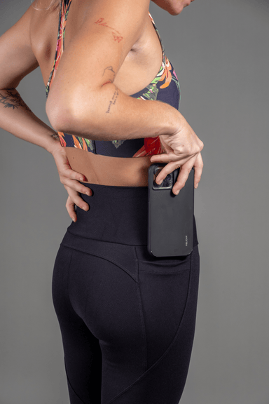 RunFaster Clothing High Waist Zone FL - Black/Wilderness