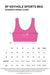 RunFaster Clothing Keyhole Sports Bra - Fireworks