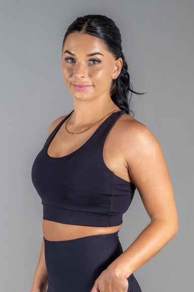 RunFaster Clothing Matrix Sports Bra - Black