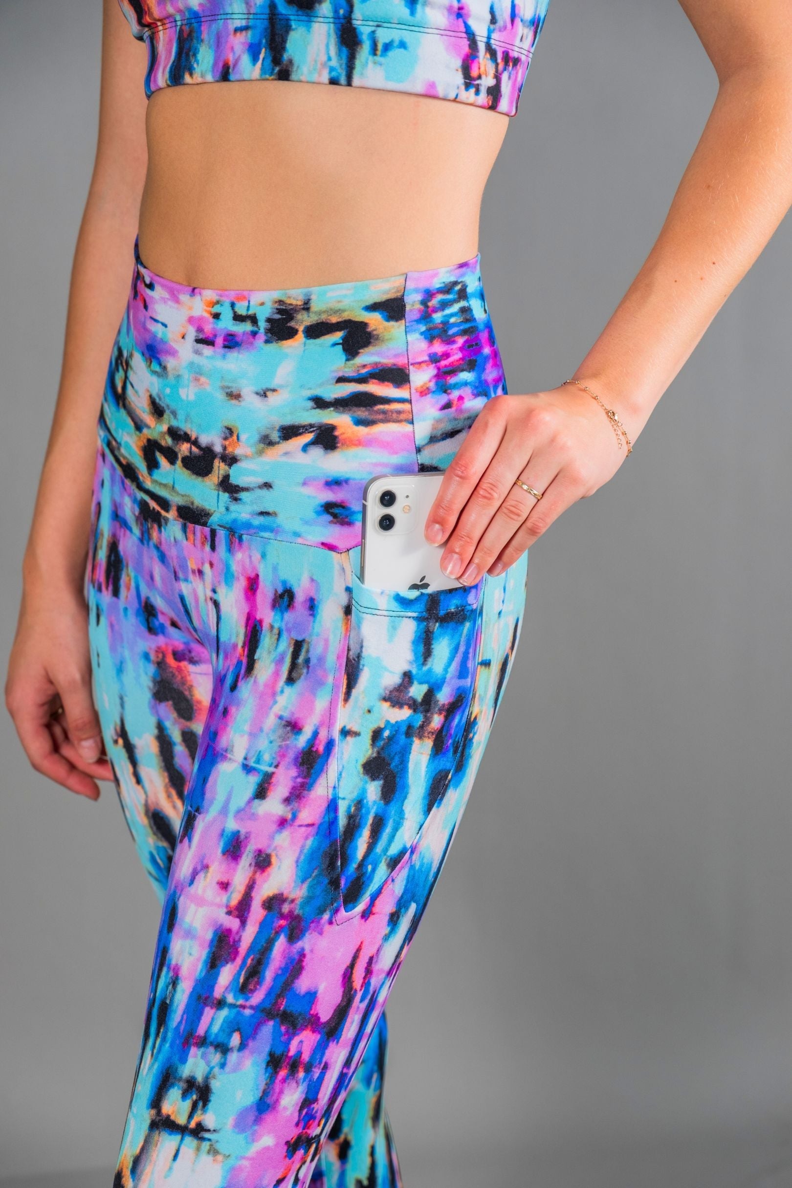 RunFaster Gym Leggings High Waist 5/8 - Abyss