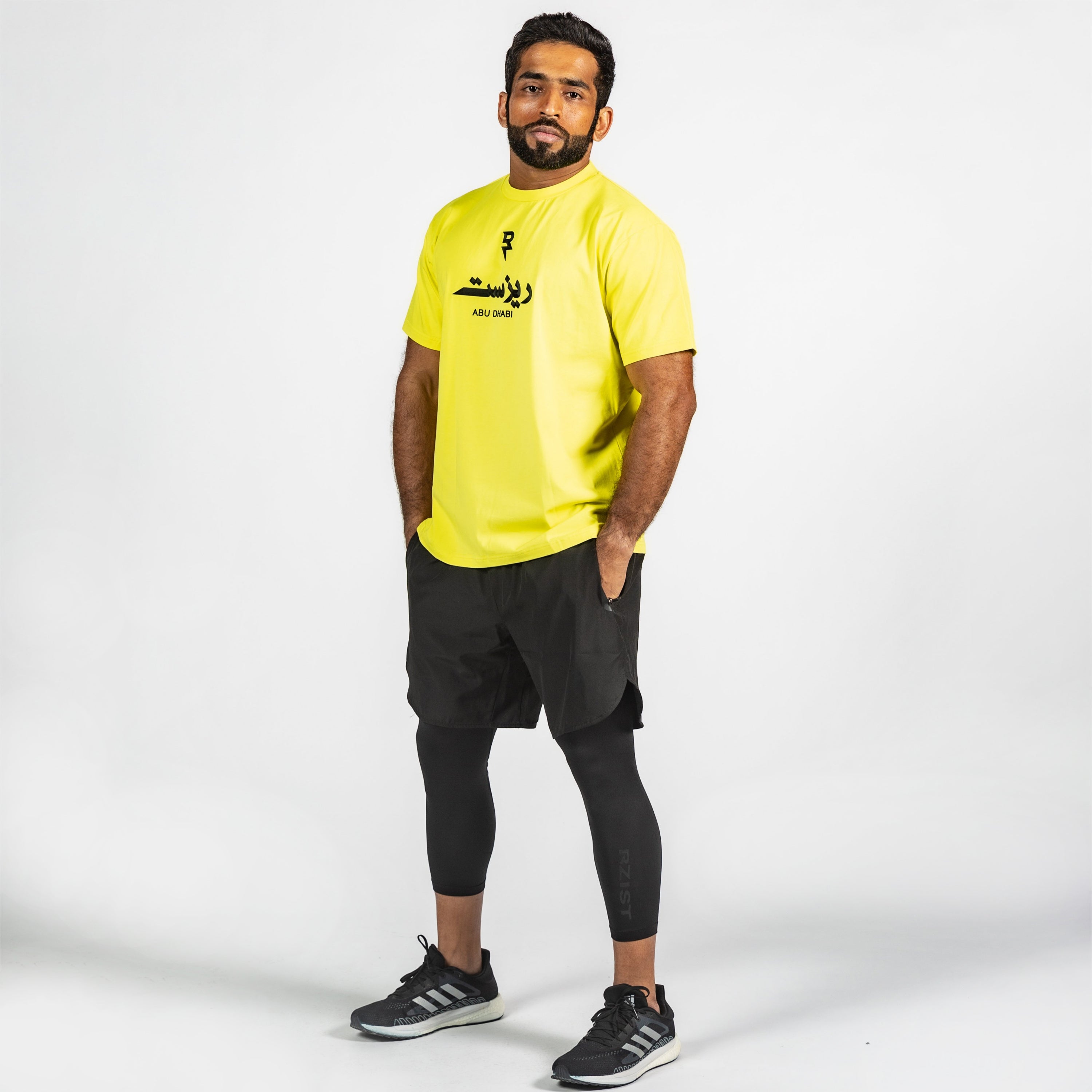 Motivere gødning Spektakulær Limited Edition Men's Active Oversized Hot Yellow T-shirt | Be Activewear