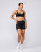 Sculpt Seamless Midway Shorts - Black-Shorts-XS-062423BLK-XS-MNAPPRL32688-8-Muscle Nation