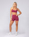 Muscle Nation Shorts Sculpt Seamless Midway Shorts - Rose Bud