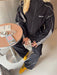 Command Windbreaker Zip Through Black - Muscle Nation men's jacket, view 9