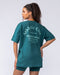Sports Division Oversized Tee - Hunter Green