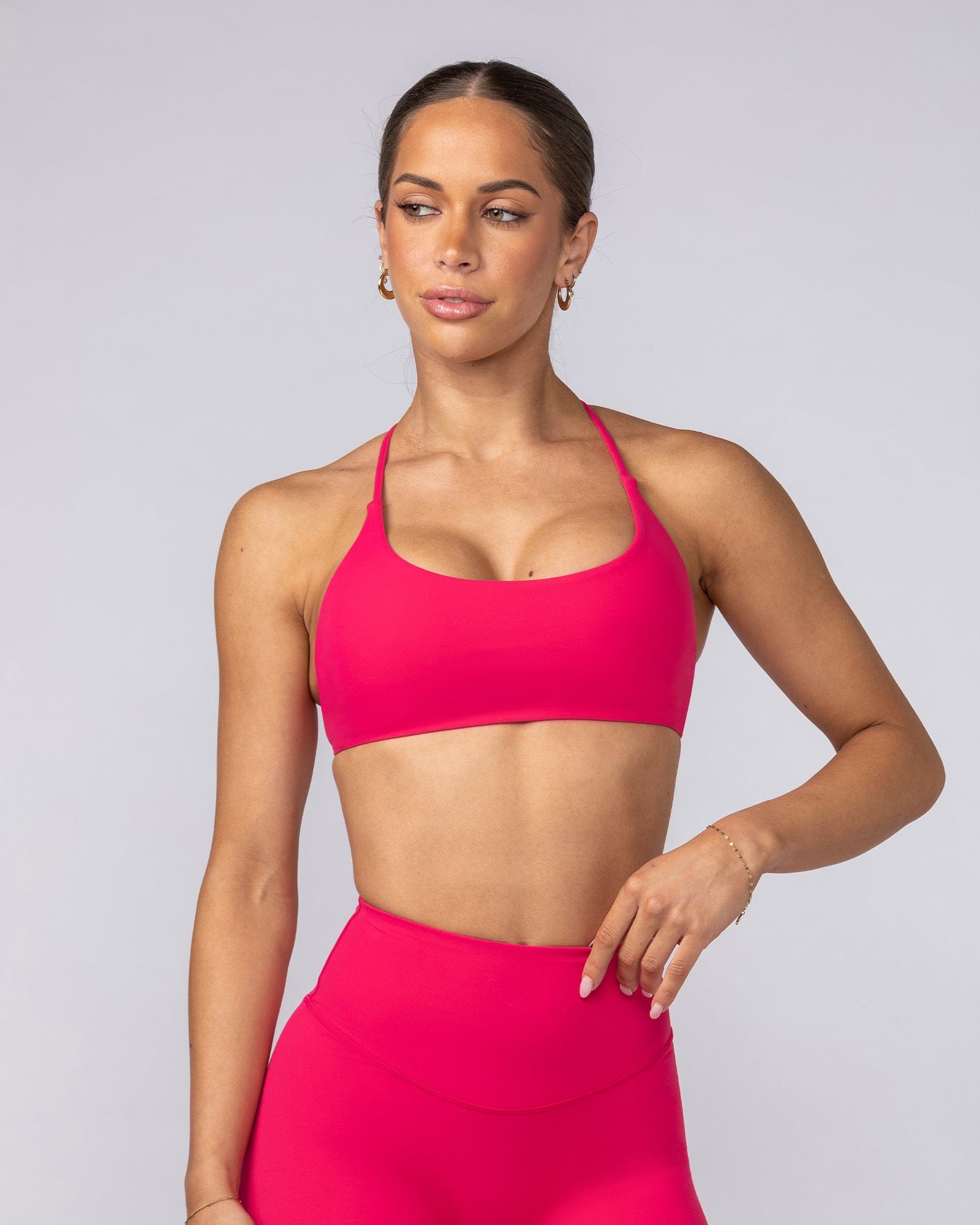 Strike Aura Bralette Cherry Crimson - Muscle Nation women's bralette