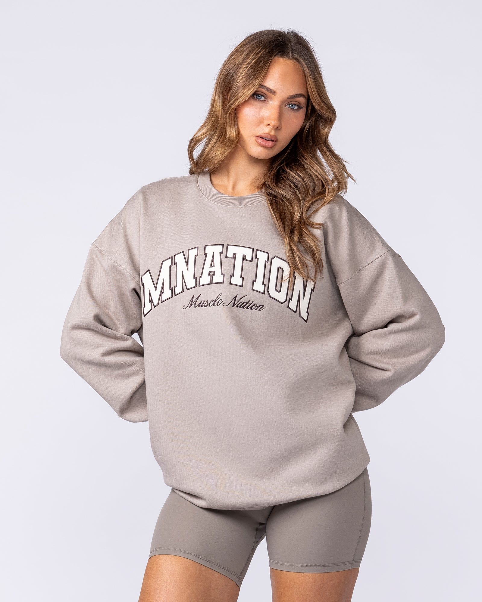 Studio Oversized Pullover - Oat