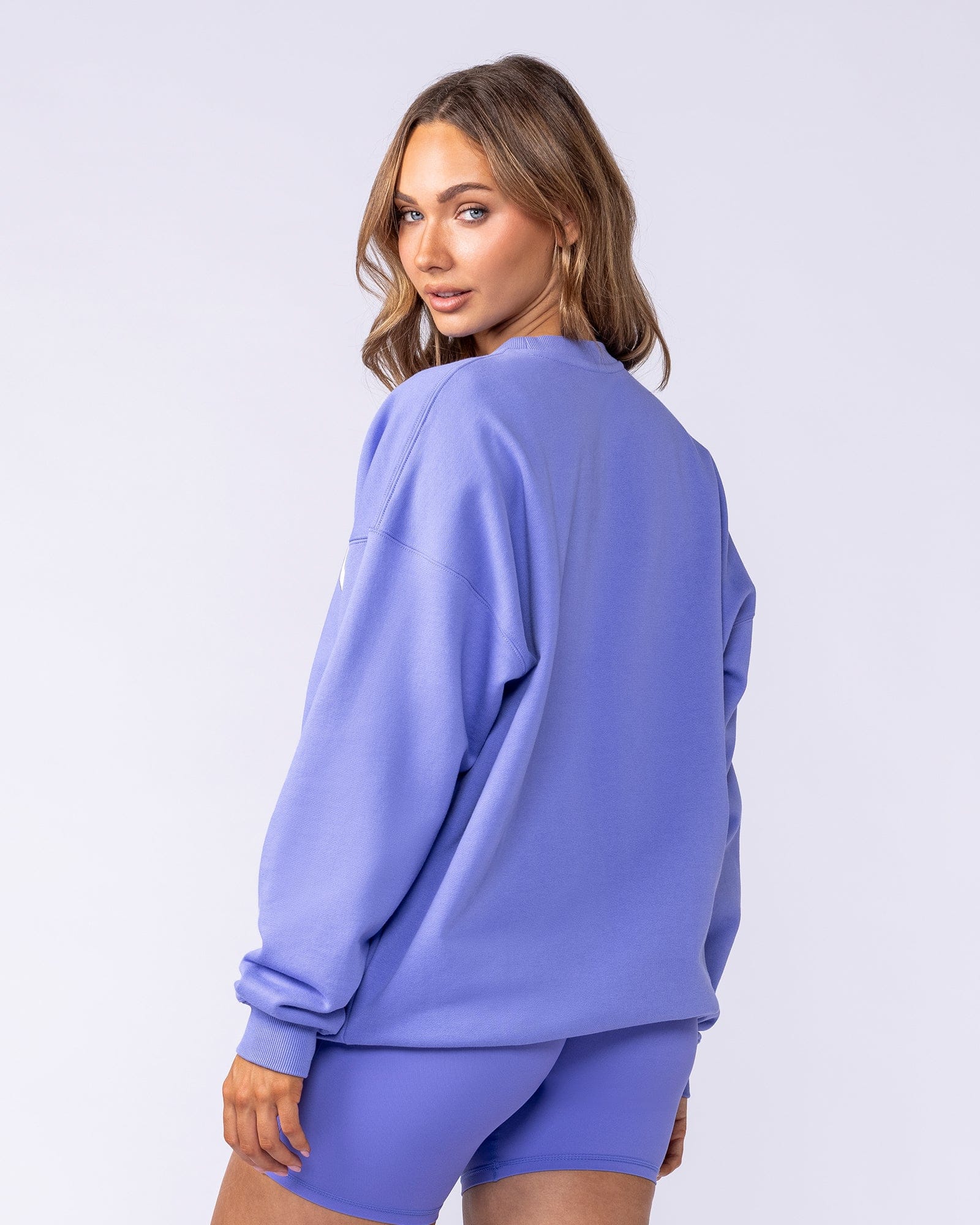 Studio Oversized Pullover - Pale Blueberry