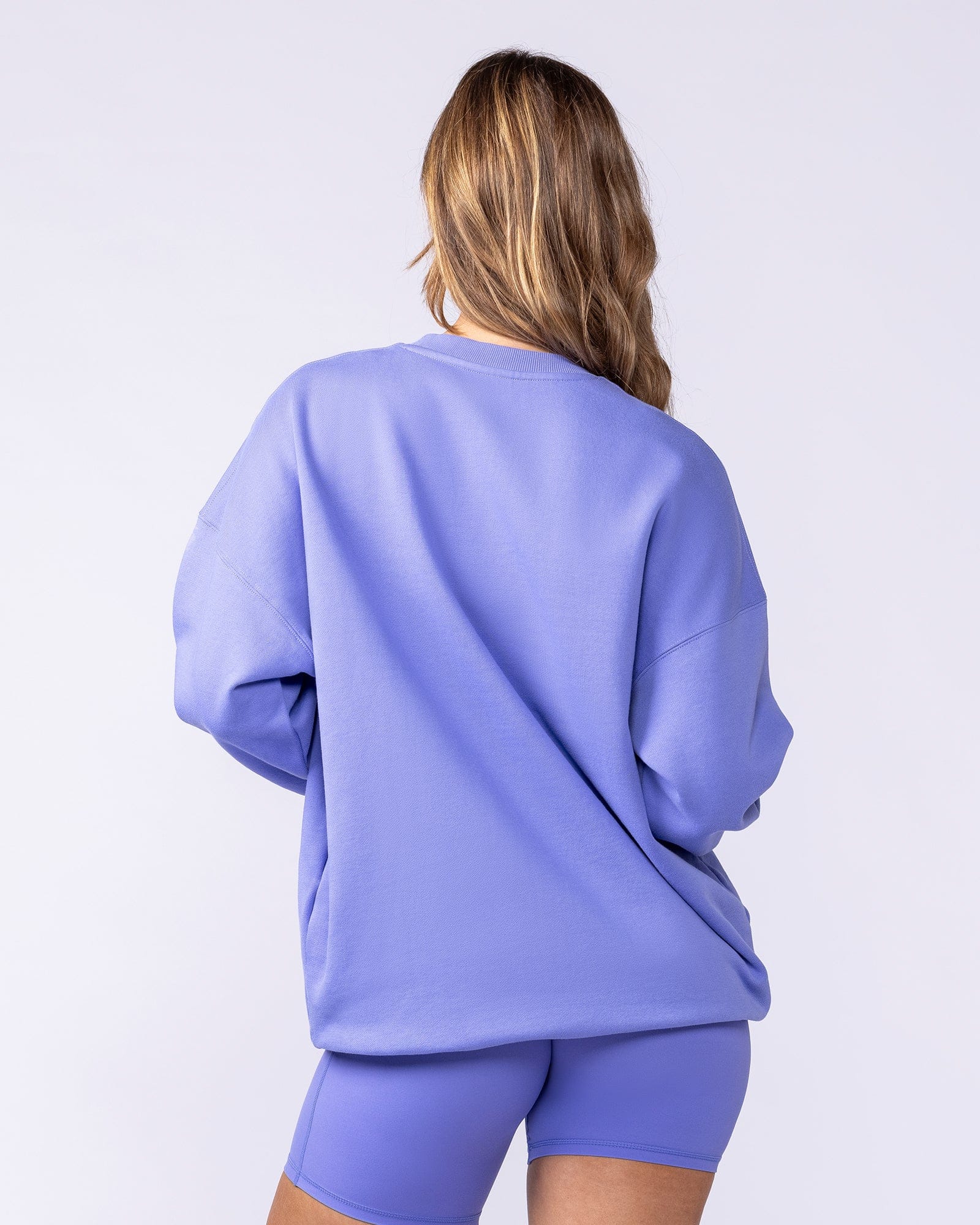 Studio Oversized Pullover - Pale Blueberry
