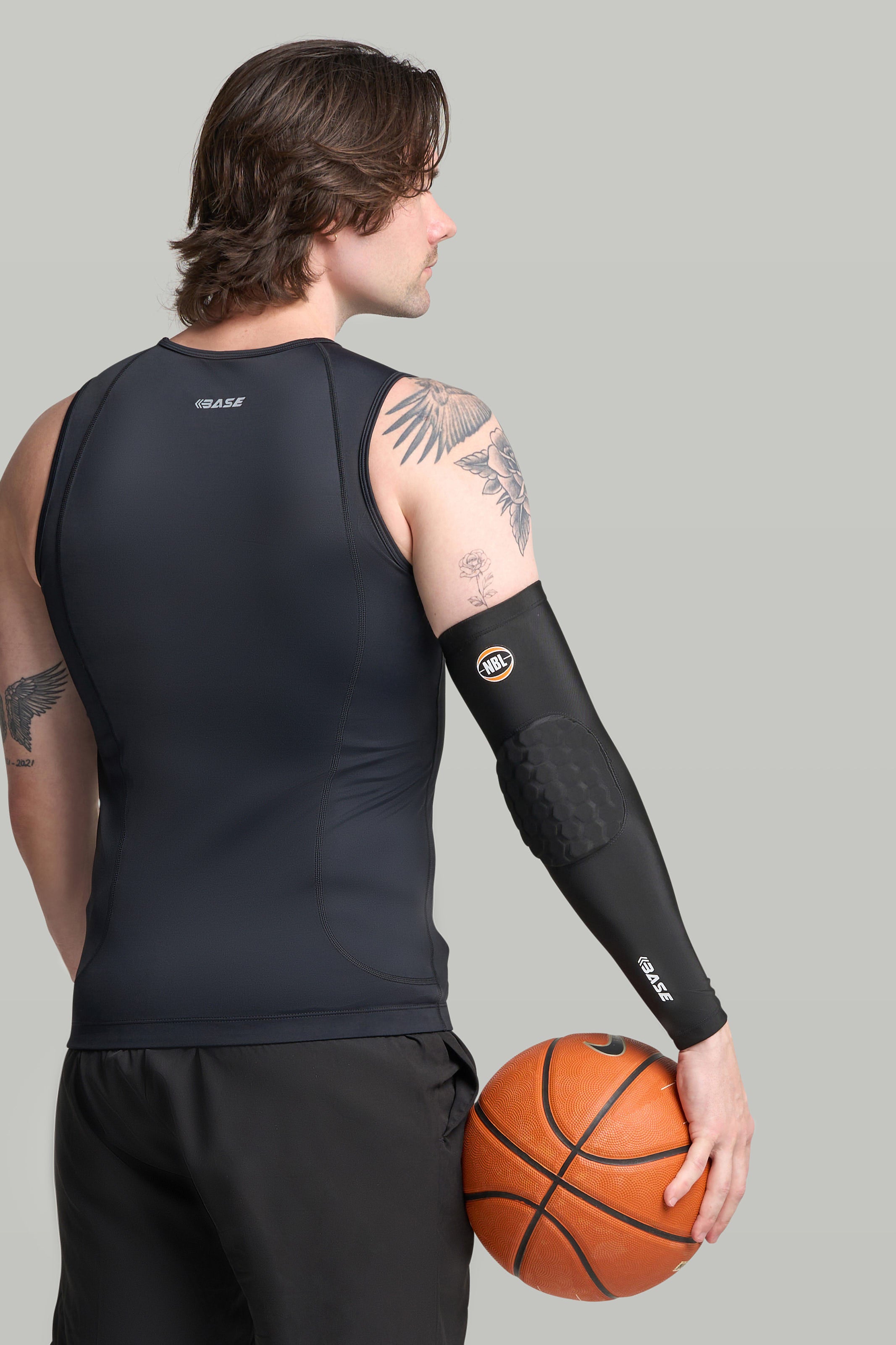 Supplier 1 Arm Guard BASE + NBL Padded Arm Guard (Single) - Black