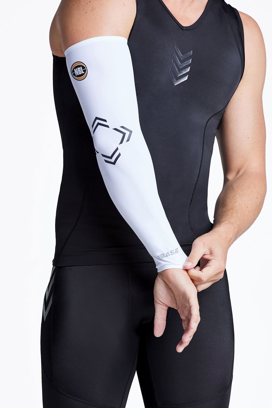 Supplier 1 Arm Guard S BASE + NBL Arm Guard (Pair) - White