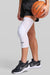 Supplier 1 Knee Guard BASE + NBL Curved Padded Knee Guard (Single) - White