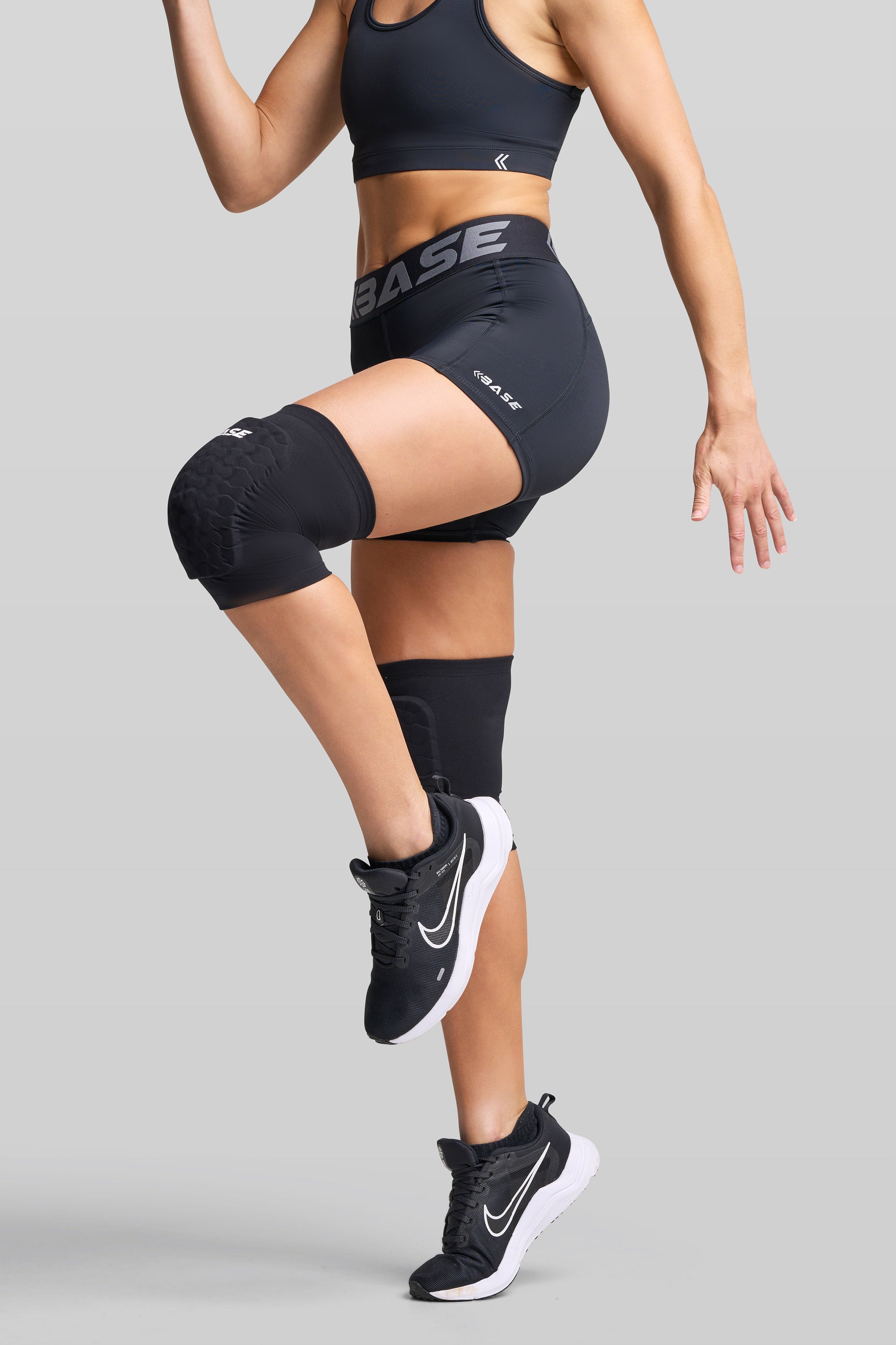 Supplier 1 Knee Guard Court Padded Knee Guard (PAIR) - Black