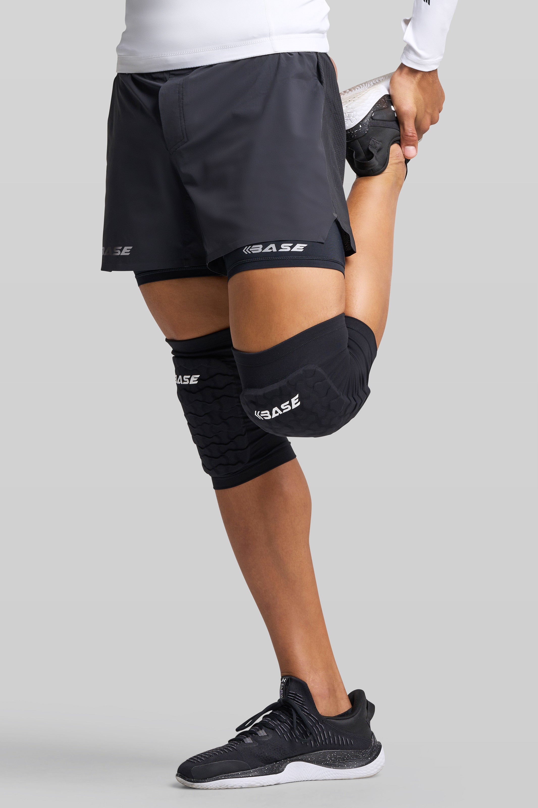 Supplier 1 Knee Guard Court Padded Knee Guard (PAIR) - Black
