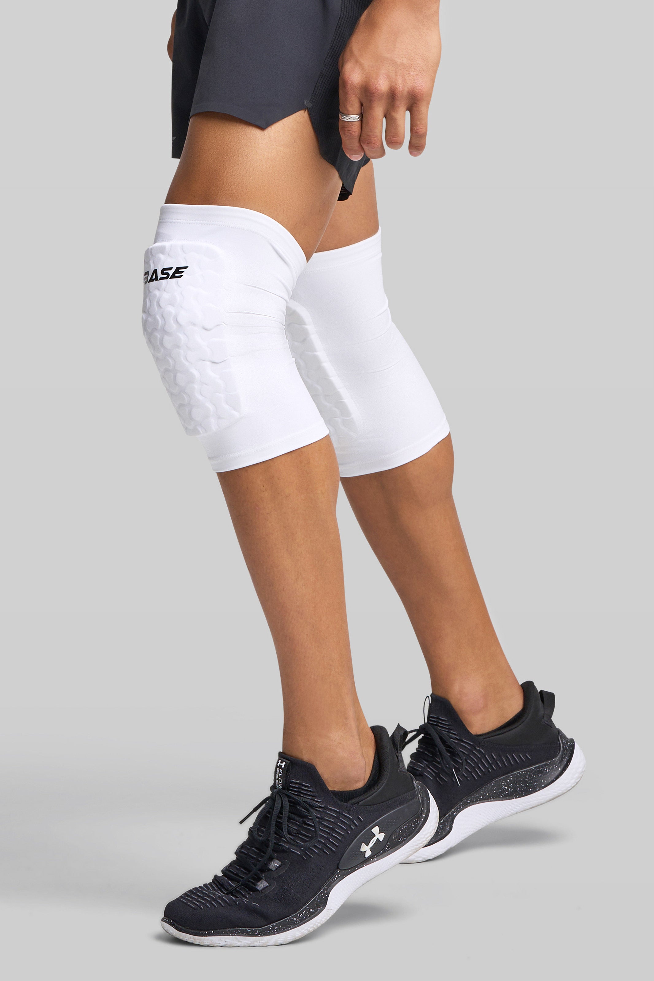 Supplier 1 Knee Guard Court Padded Knee Guard (PAIR) - White