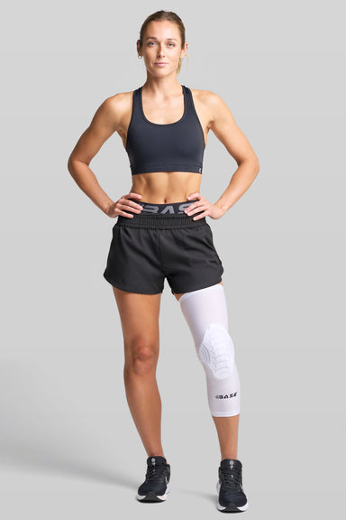 Supplier 1 PADDED ACCESSORIES BASE Curved Padded Knee Guard (Single) - White