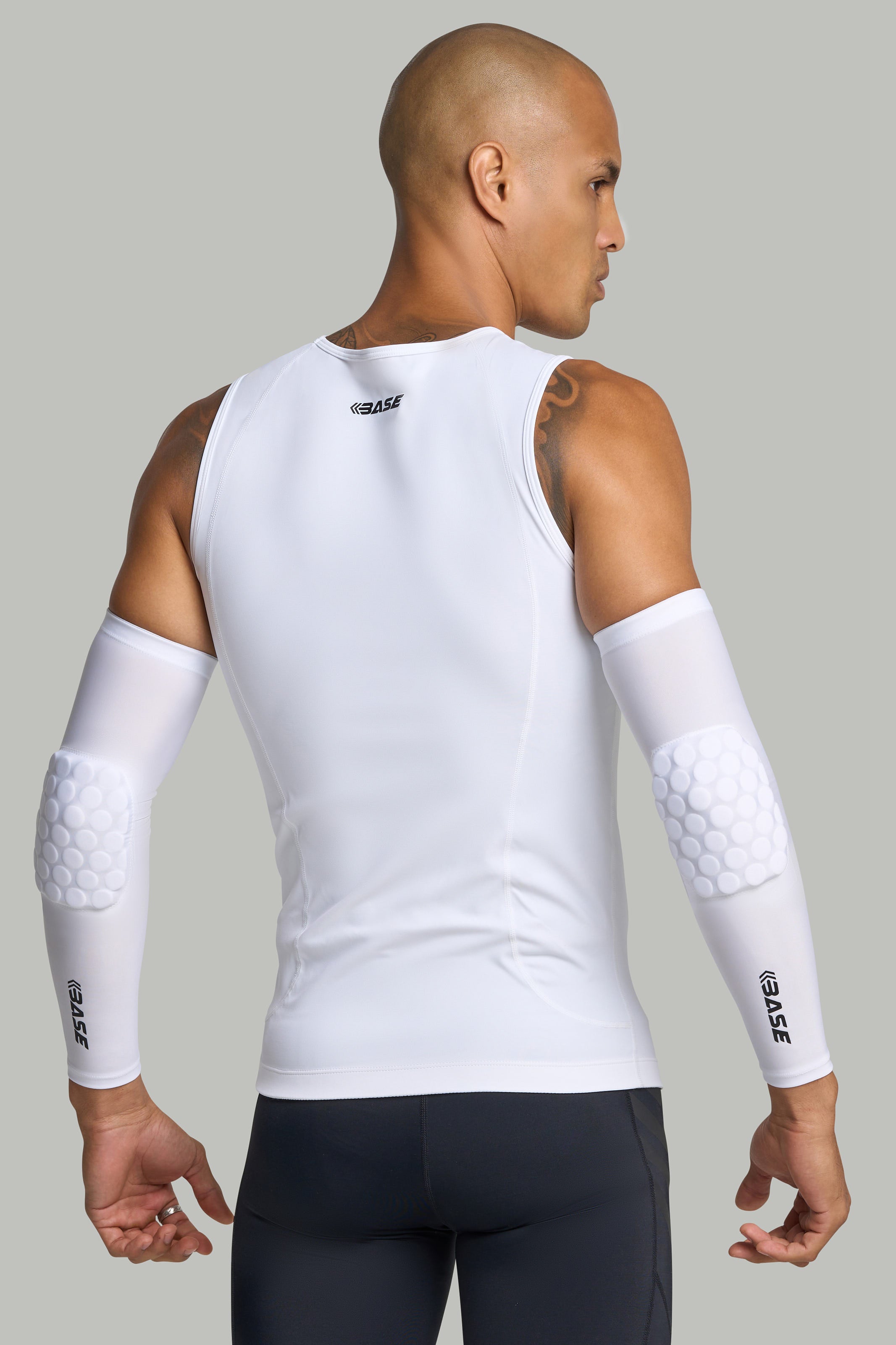 Supplier 1 PADDED ACCESSORIES BASE Padded Arm Guard (Single) - White