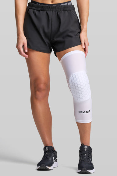 Supplier 1 PADDED ACCESSORIES BASE Square Padded Knee Guard (Single) - White