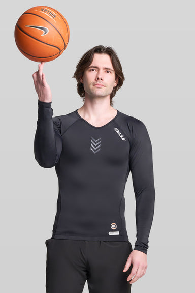 Supplier 1 Tee BASE + NBL Men's Long Sleeve Compression Tee - Black