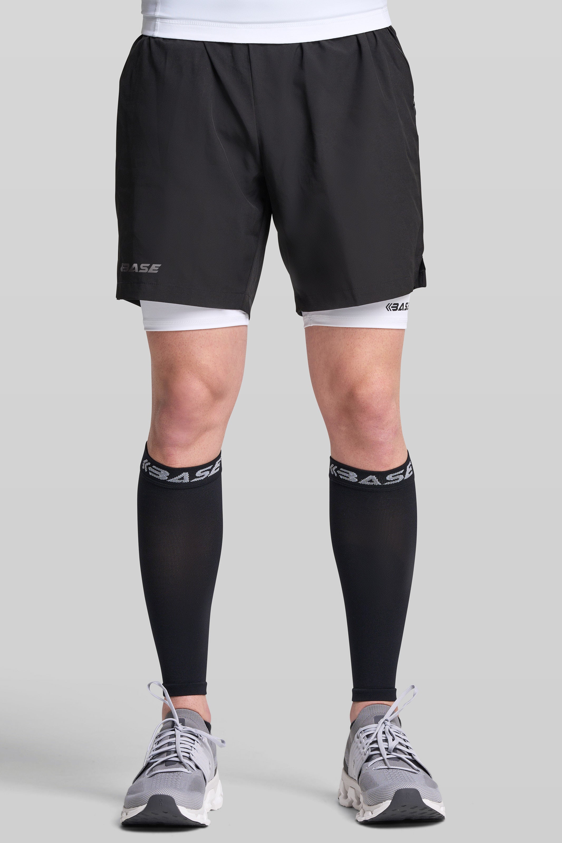 Supplier 2 Calf Sleeves BASE Compression Calf Sleeve (Pair) - Black
