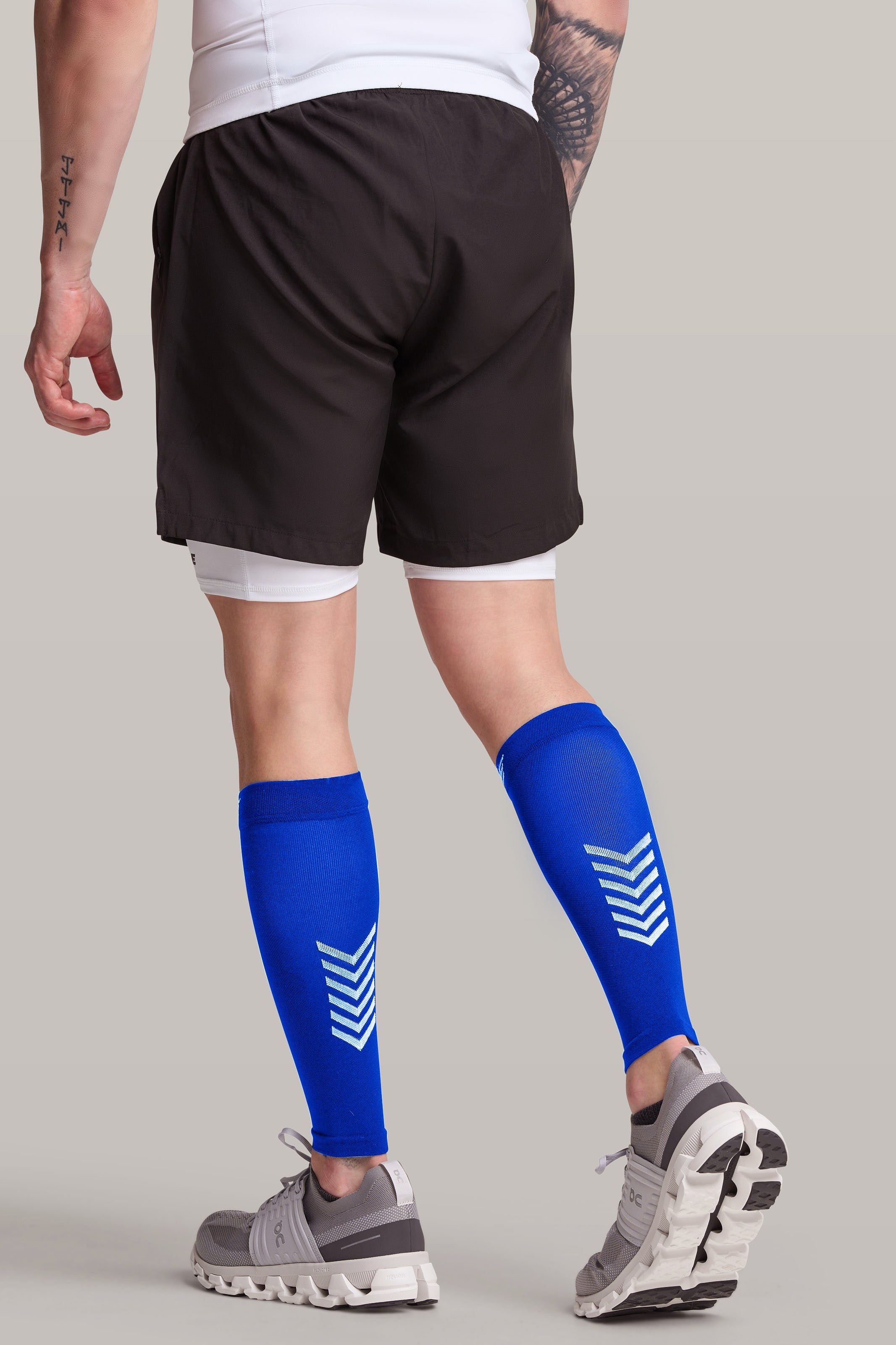 Supplier 2 Calf Sleeves S-M BASE Compression Calf Sleeve (Pair) - Royal