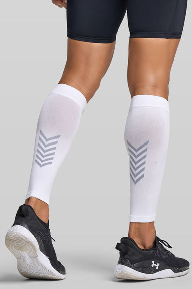 Supplier 2 Calf Sleeves Small Calf (CM) 36-38 BASE Compression Calf Sleeve (Pair) - White