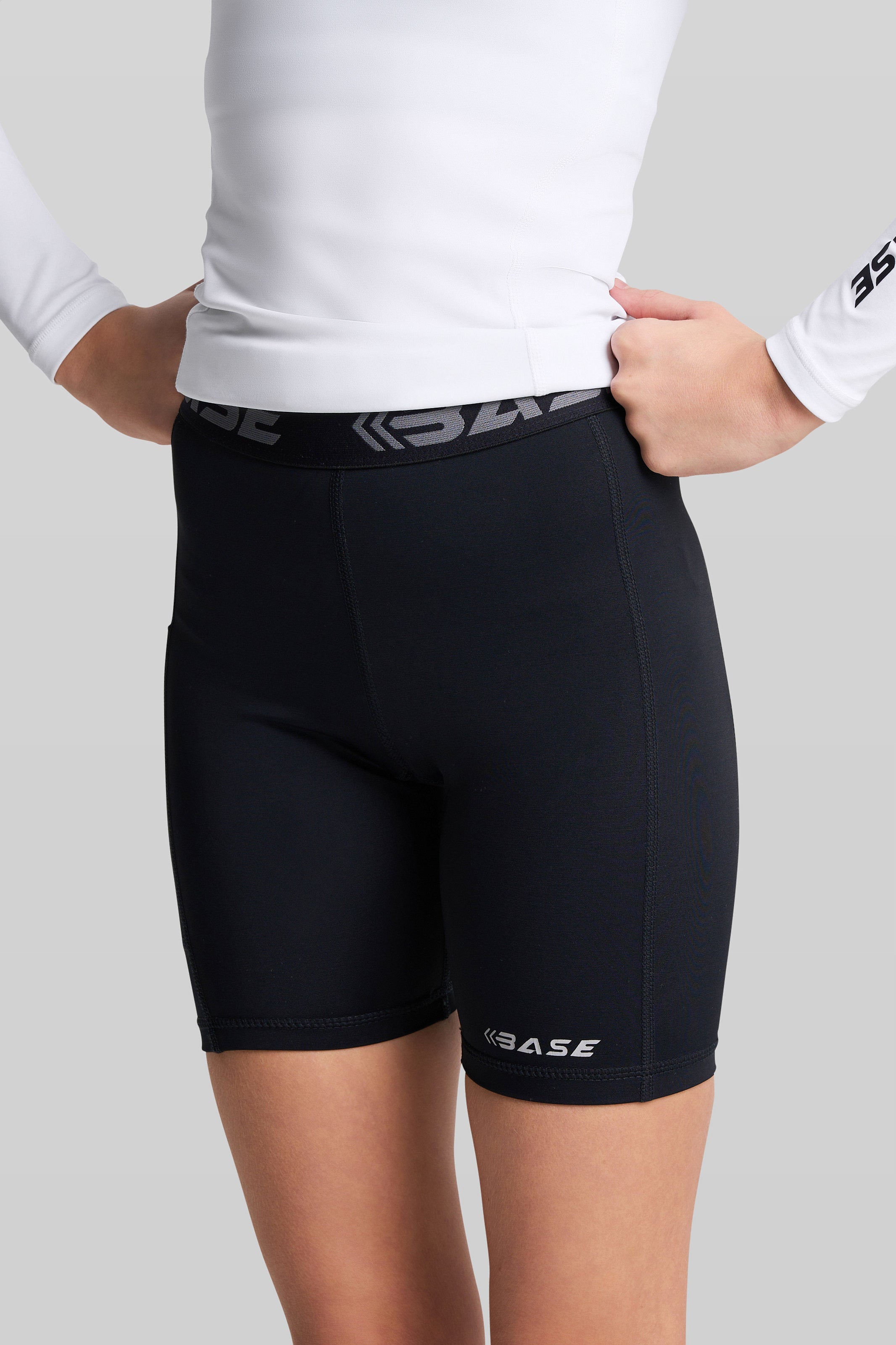 Supplier 3 Shorts YOUTH-MED BASE Girl's Active Shorts - Black
