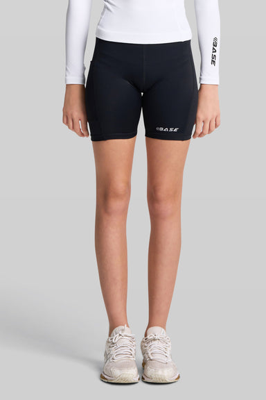 Supplier 3 Shorts YOUTH-SMALL BASE Girl's Active Shorts - Black