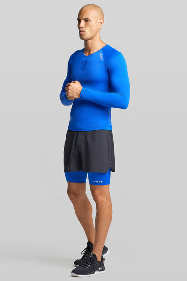 Supplier 4 Long Sleeve Tee - Men BASE Men's Long Sleeve Compression Tee - Royal